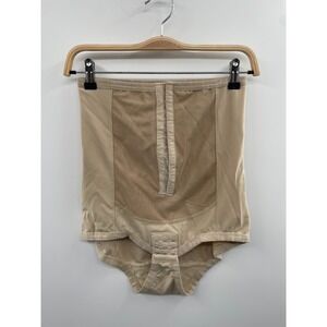 Bellefit Postpartum Dual-Closure Girdle Women's Large Beige Sleepwear Hook & Eye